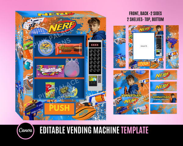 Nerf Vending Machine Pink Palace Designs 8260