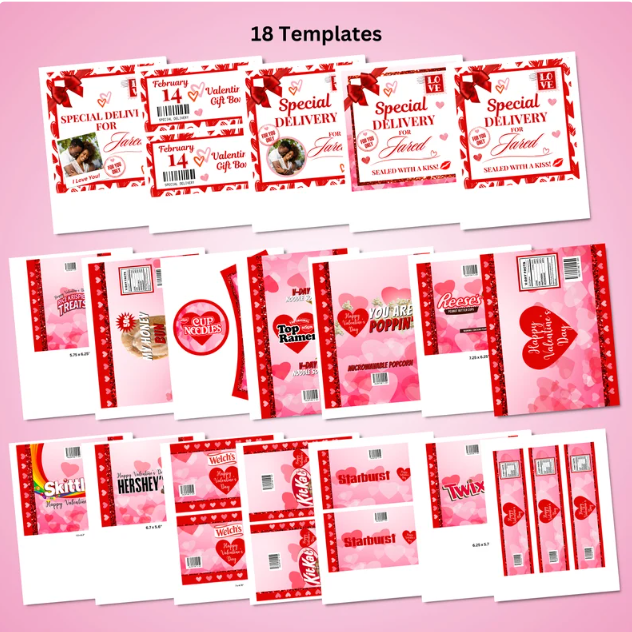 Valentines Day Box Template