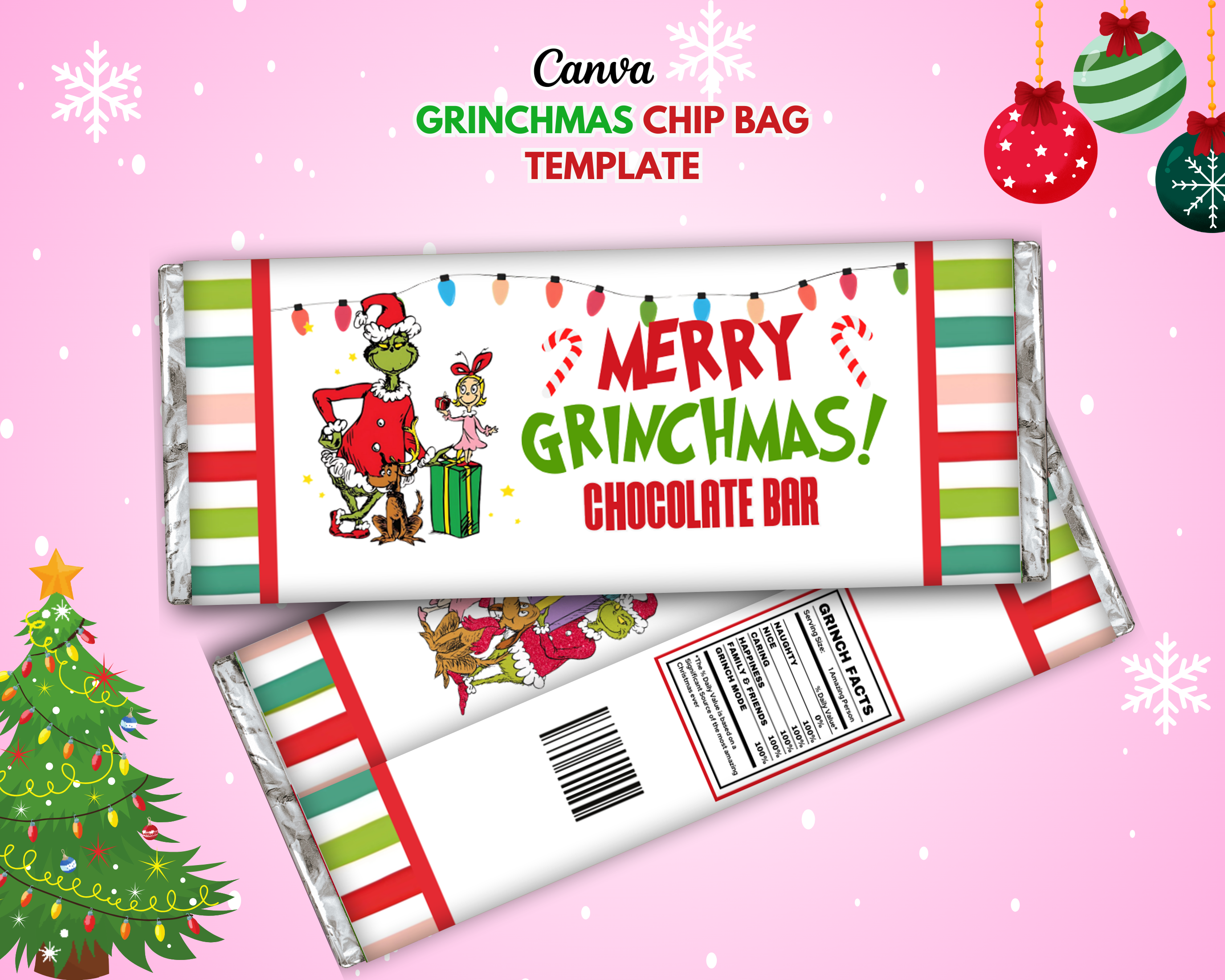 Grinchmas Chocolate Bar