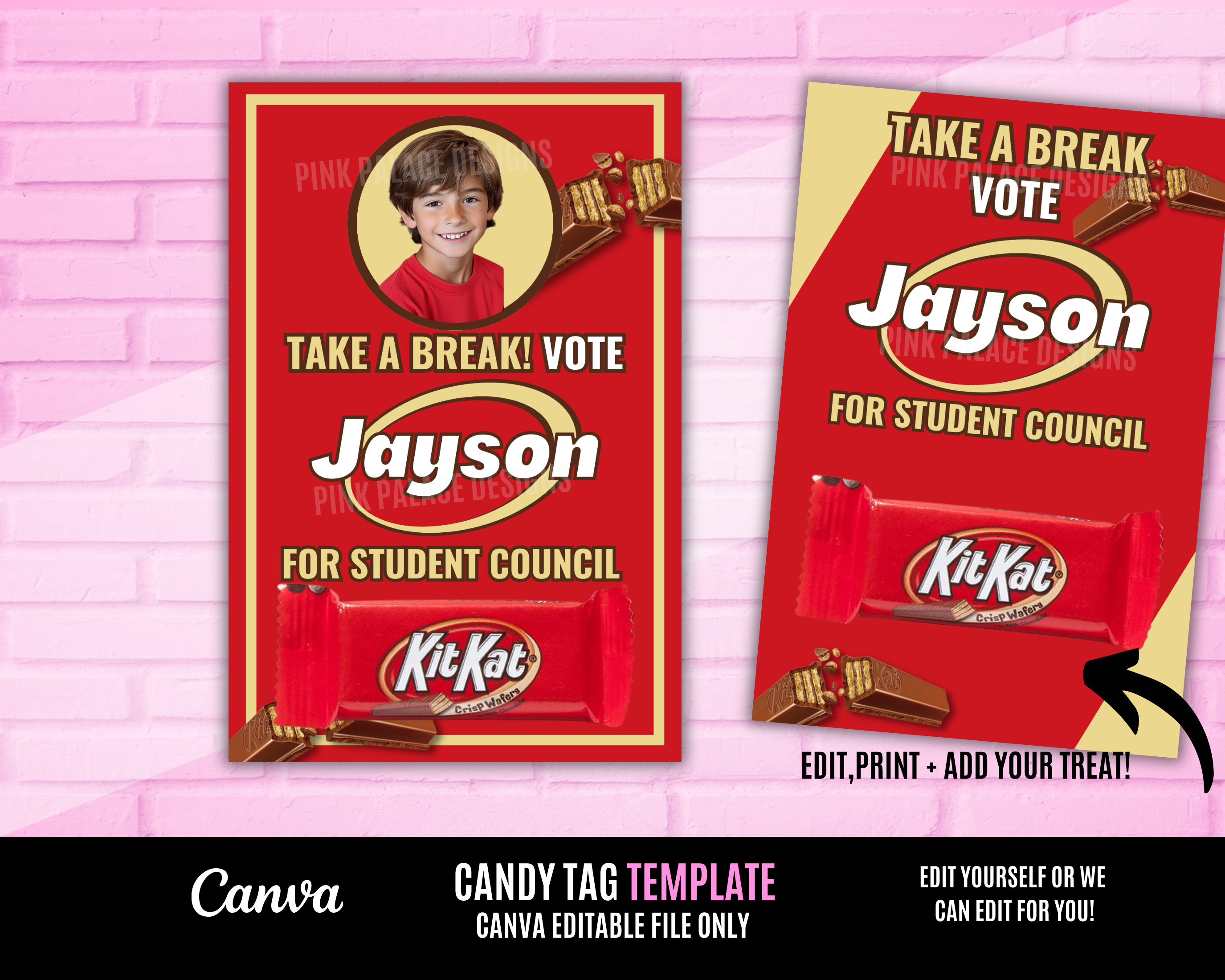 Chocolate Wafer Card for Campaign