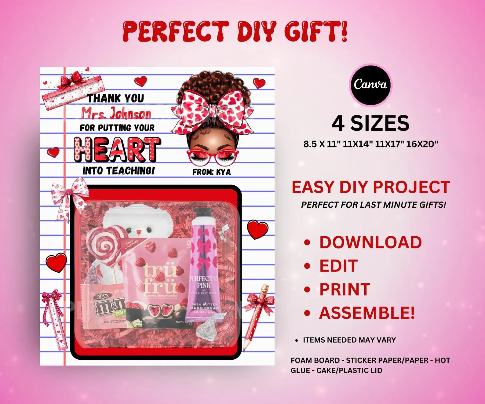 25 Jumbo Valentine Day Card Bundle